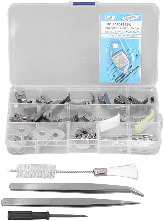 Set di sostituzione per calze per piedi - 23 pezzi - Set di calze per piedi in acciaio inossidabile - Kit di sostituzione - Attrezzo - Portatile - Facile da utilizzare