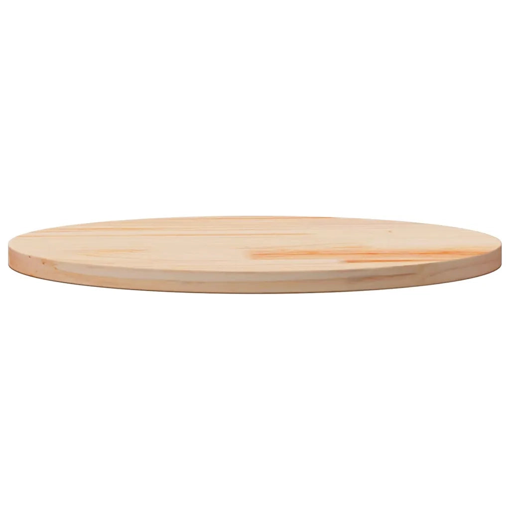Piano Tavolo | Superficie Tavolo | Piano Scrivania Rotondo ?70x3 cm in Legno Massello di Pino