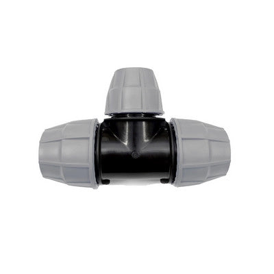 Tee Ridotto a 90° Ikaro Raccordo per Polietilene 25 x 20 x 25 F