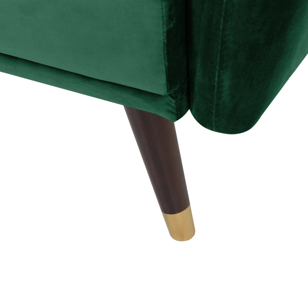Divano Letto Verde Letto Trasformabile In Velluto Tappezzeria Elegante Glam Moderno Soggiorno Camera Da Letto