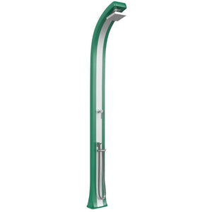Doccia Tradizionale In Polietilene Spring Plus Con Miscelatore E Doccetta Mobile Colore Verde Scuro/Inox Cv-B145/6016-I