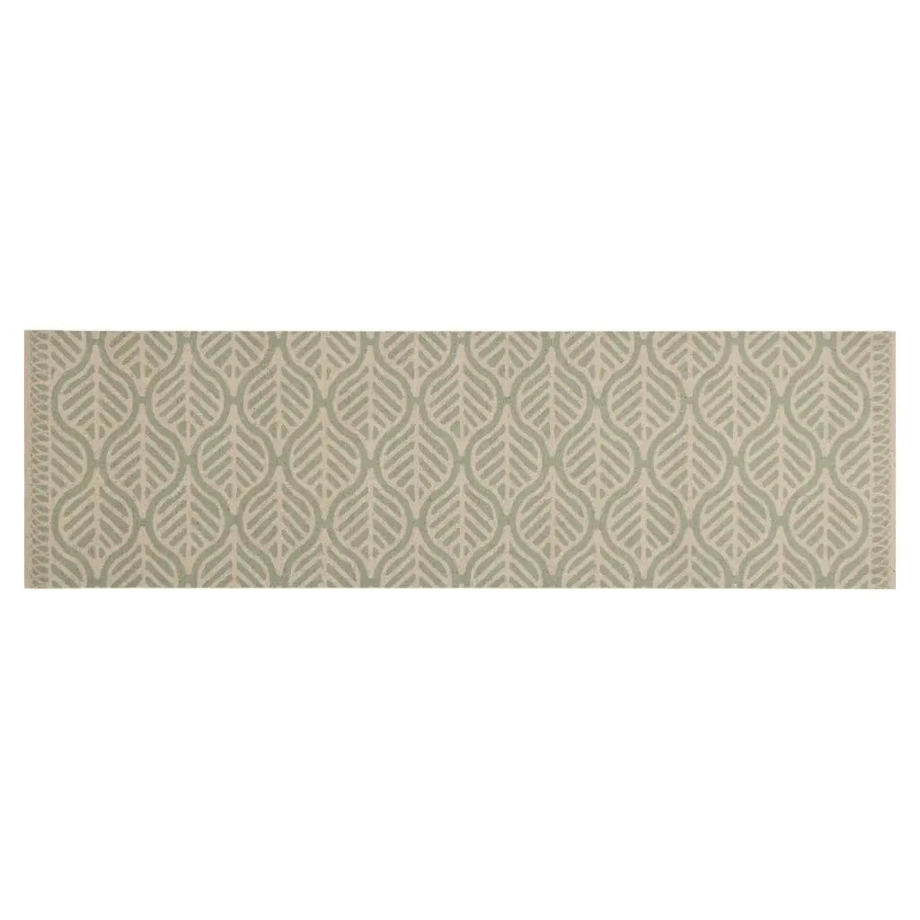 Tappeto da Cucina Lavabile Foglie 45x150 cm in Velluto 4005632