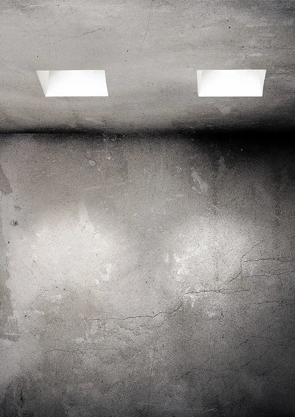 Faretto ATTICA Incasso 1 Luce in gesso bianco attacco GU10 12x12cm