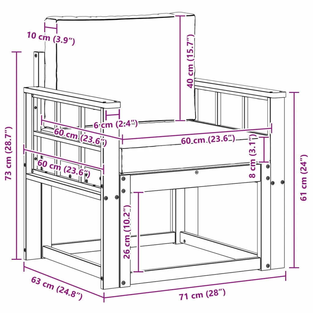 2 Pezzo Set di divani da esterno-Sofa da giardino Poliestere Bianco e Antracite 399658