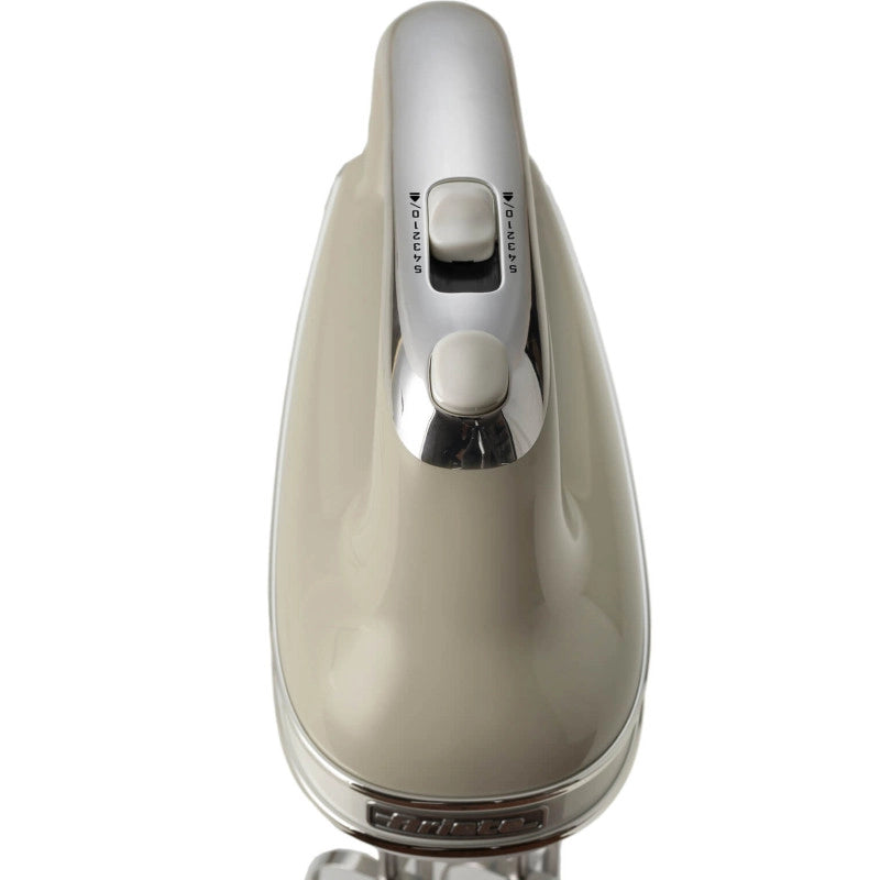 Sbattitore Vintage 450W - 5 velocità - Funzione turbo - 2 fruste - Beige