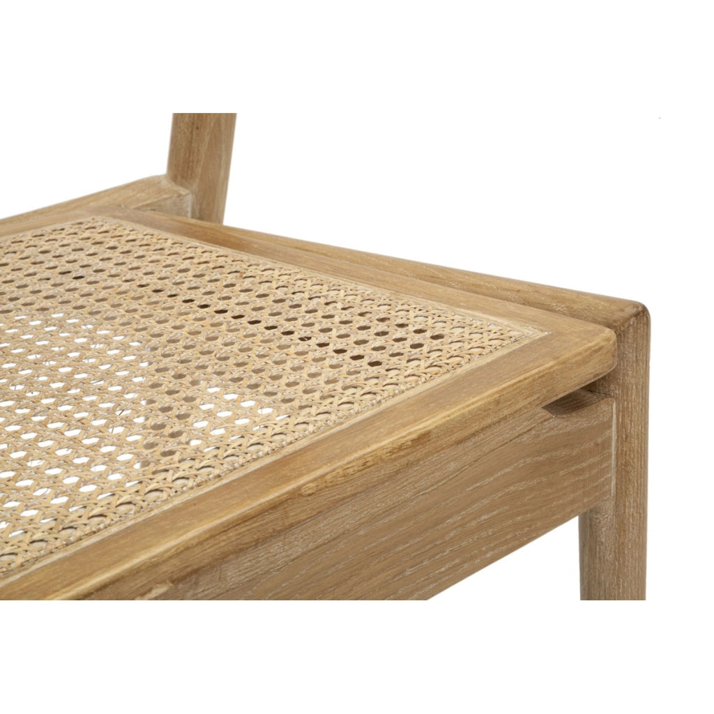 Set di 2 Sedie Natura 7, Marrone, Rattan, 56x53x76 cm