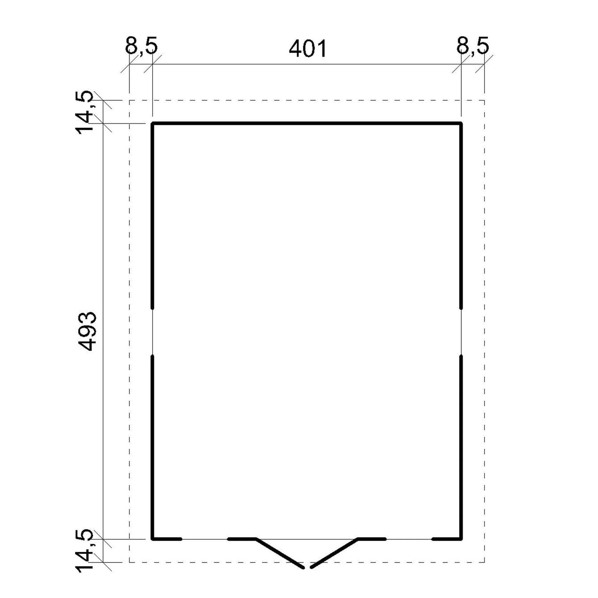 Casa da giardino in legno - 20 m?² - TIMBELA M333+M333G