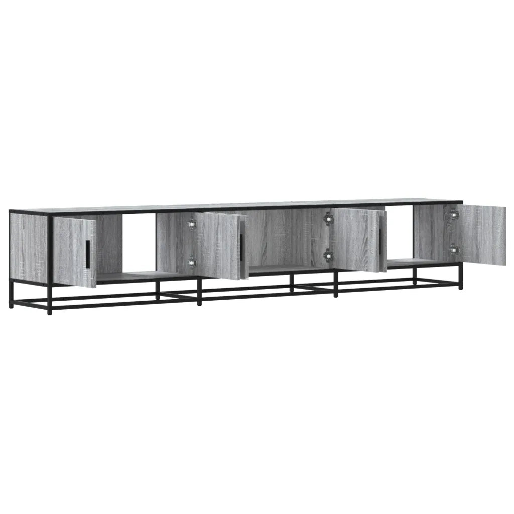 Mobile Porta TV Grigio Sonoma 210x35x41 cm in Truciolato 3300793