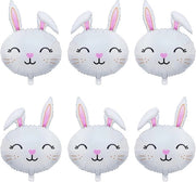 Set di 6 palloni di coniglio per decorazione di Pasqua e feste