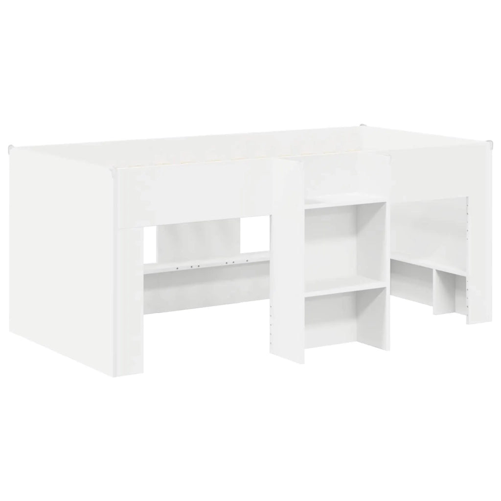 Letto con Tunnel 4 pcs Bianco e Rosso Legno ingegnerizzato 3423489