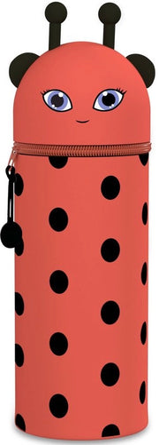 Etui 2 in 1 in silicone - Tigre, etui morbido in silicone per penne, contenitore e portapenne, etui animale, contenitore (cervo volante)