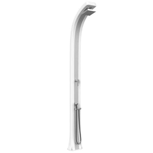 Doccia Tradizionale In Polietilene Spring Plus Con Miscelatore E Doccetta Mobile Colore Bianco/Inox Cv-B145/9003-I