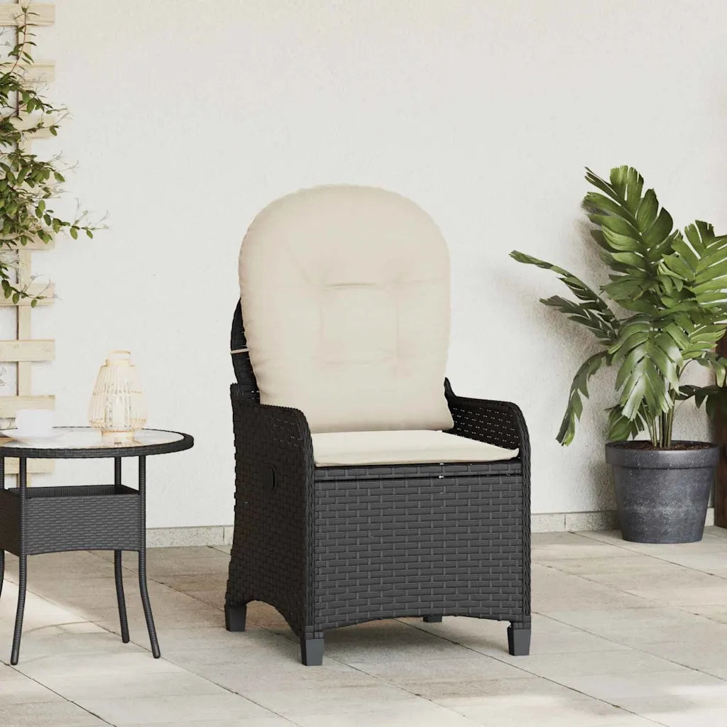 Poltrona reclinabile Nero 56 x 66 x 95 cm polyrattan CFW5623520