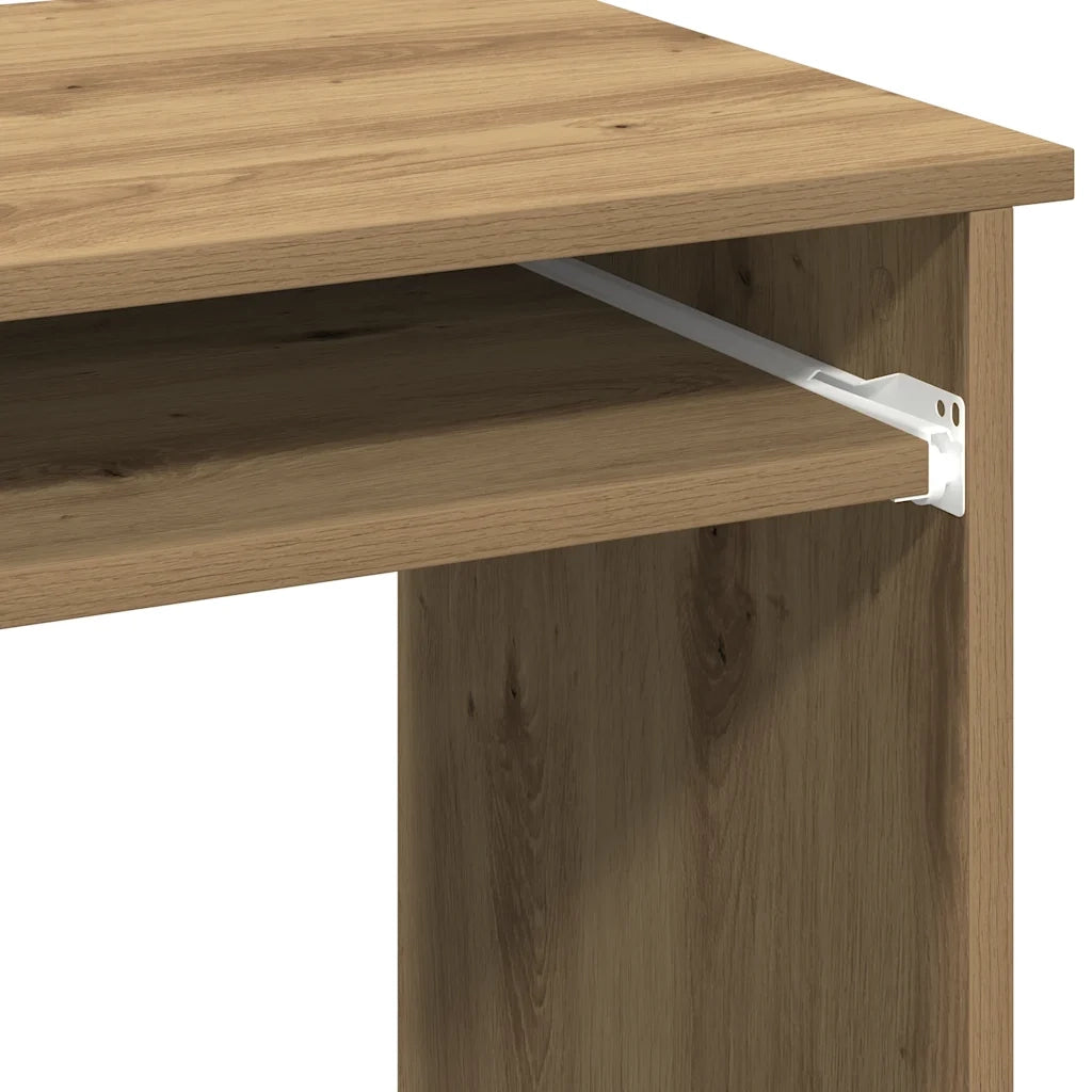 Scrivania Mensole Rovere Artigianale 84x40x78 cm Truciolato 860453