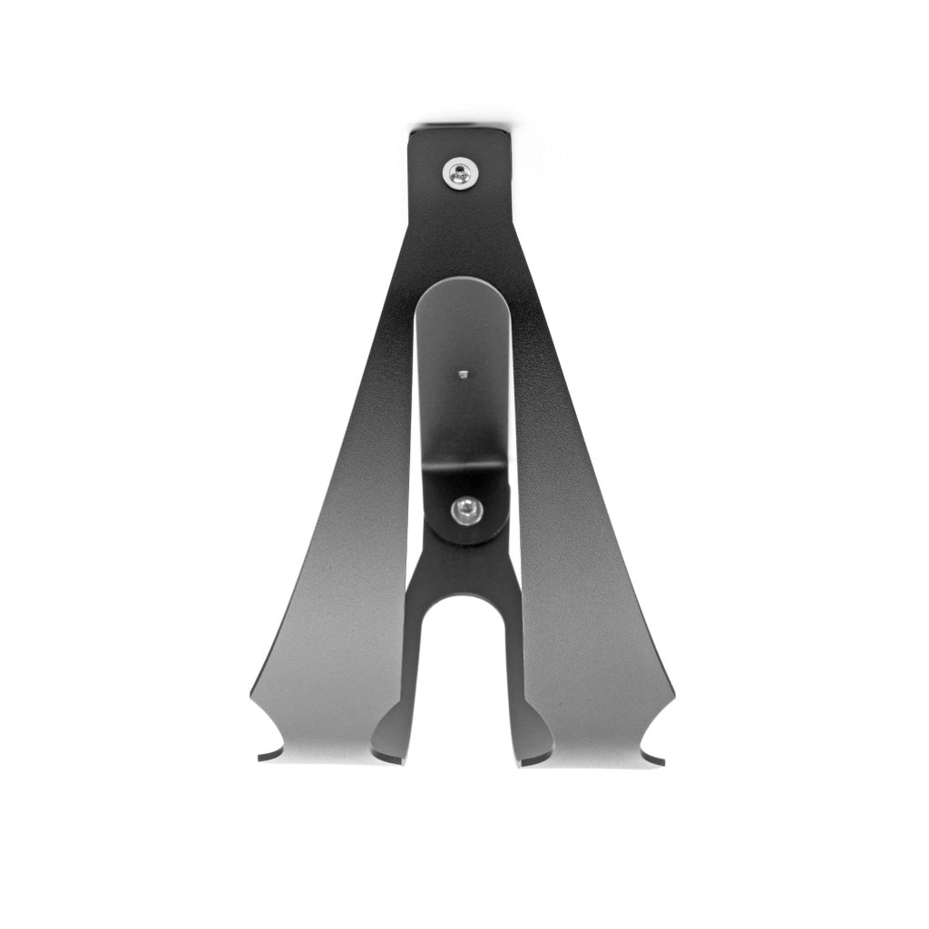 Andrys Porta Bici Muro Pieghevole 1 Posto Ruote 6cm Nero Smontabile