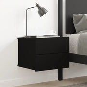 Comodino Nero 40x30x30 cm in Truciolato cod mxl 31094