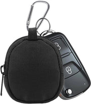 Portafoglio all'aperto - Organizzatore di oggetti - Impermeabile e resistente alle macchie - 10 x 8 x 3 cm - Nero