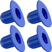 Set di sostituzione a 4 pezzi Adatto per fori di filtro di pompe per piscine Adatto per piscine Bestway e Intex (stopper per fondi e pareti) (blu)