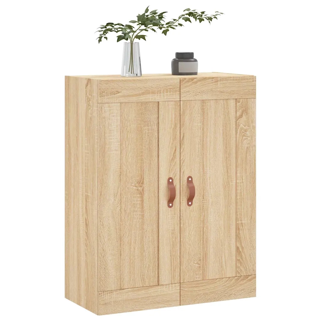 Mobile a Parete Rovere Sonoma 69,5x34x90 cm Legno Multistrato 830359