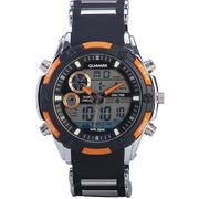 Trade Shop - Orologio Polso Uomo Analogico E Digitale Multifunzione Xxl Quamer Military -