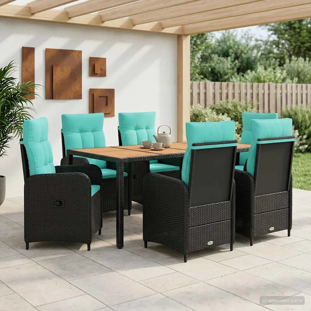 Set da pranzo per esterni 7 pz 3422278