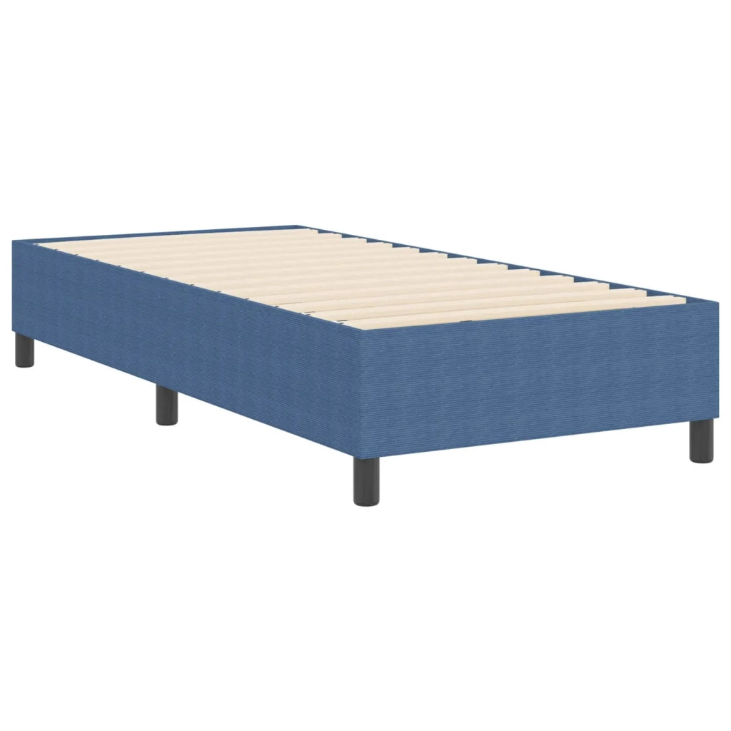 Struttura letto piattaforma-Giroletto-Rete del Letto Blu 100 x 200 cm Tessuto in Cords