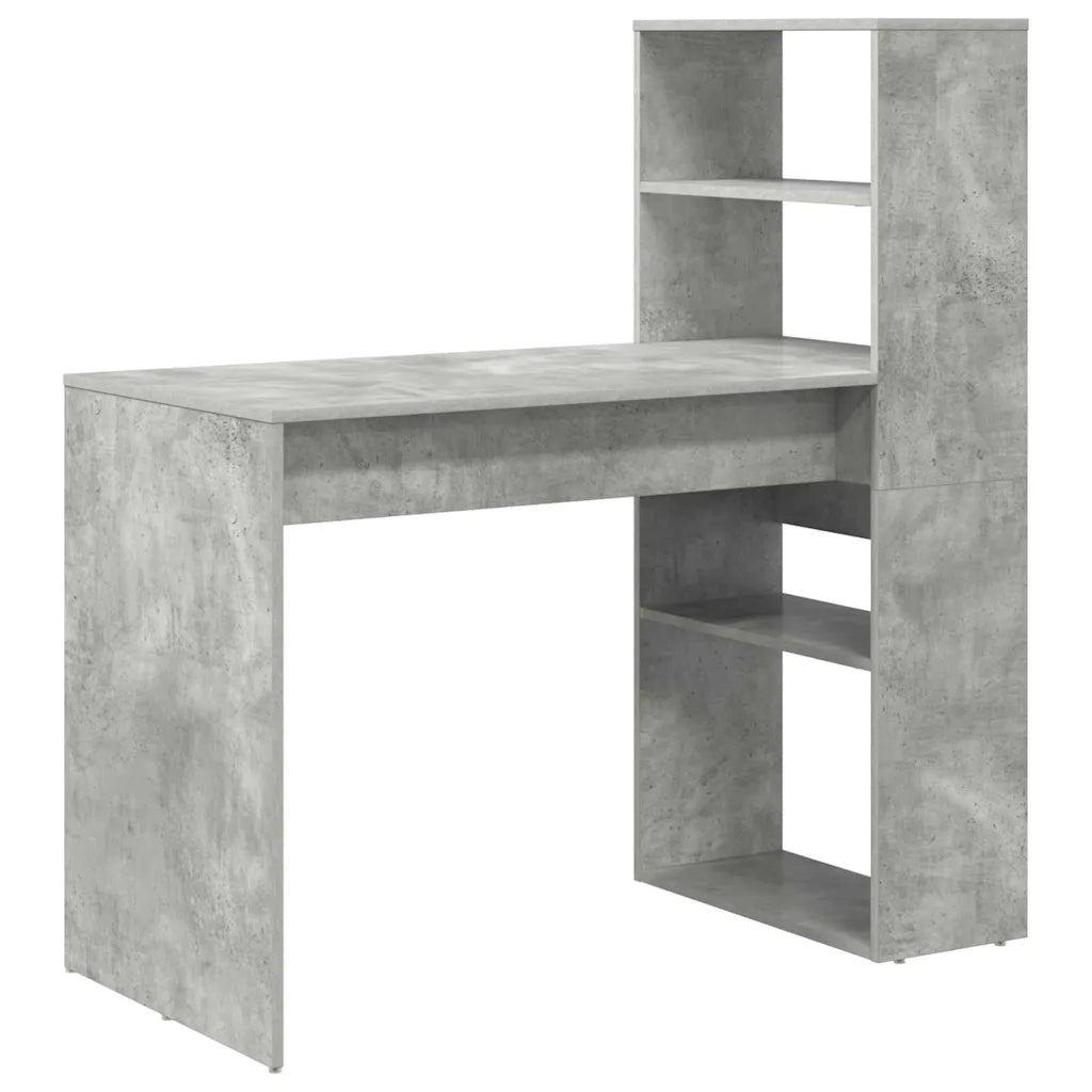 Scrivania Grigio cemento 113 x 54 x 120 cm Legno multistrato 869277