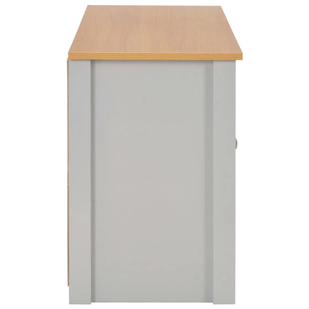 Mobile TV multimediale scaffale TV credenza mobile TV sala da pranzo soggiorno camera da letto 120 x 39 x 58 cm grigio 02_0025867