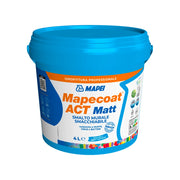 Mapei mapecoat act matt 4l smalto murale interni smacchiabile