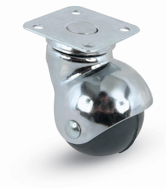 ruota mobilie diametro 40 con piastra cod:ferx.4669