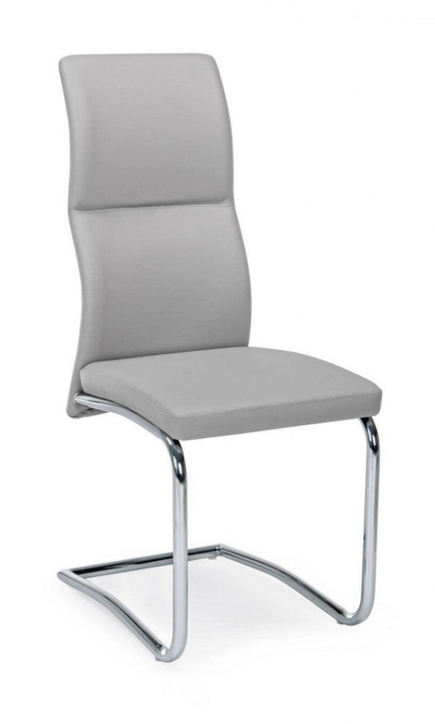 Set 4 Sedie 44x58x104h cm Thelma Grigio Chiaro