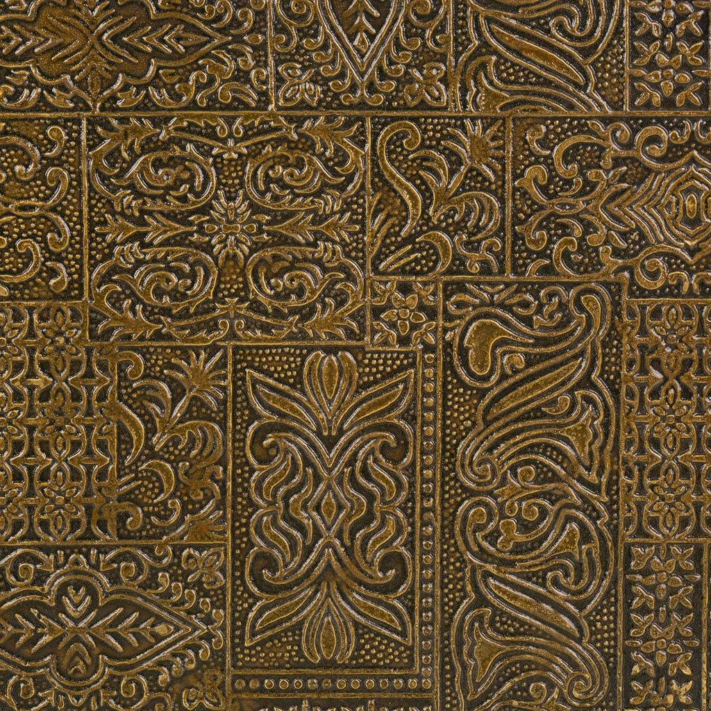 Portagioie in legno e metallo marrone 20x20x7,5h