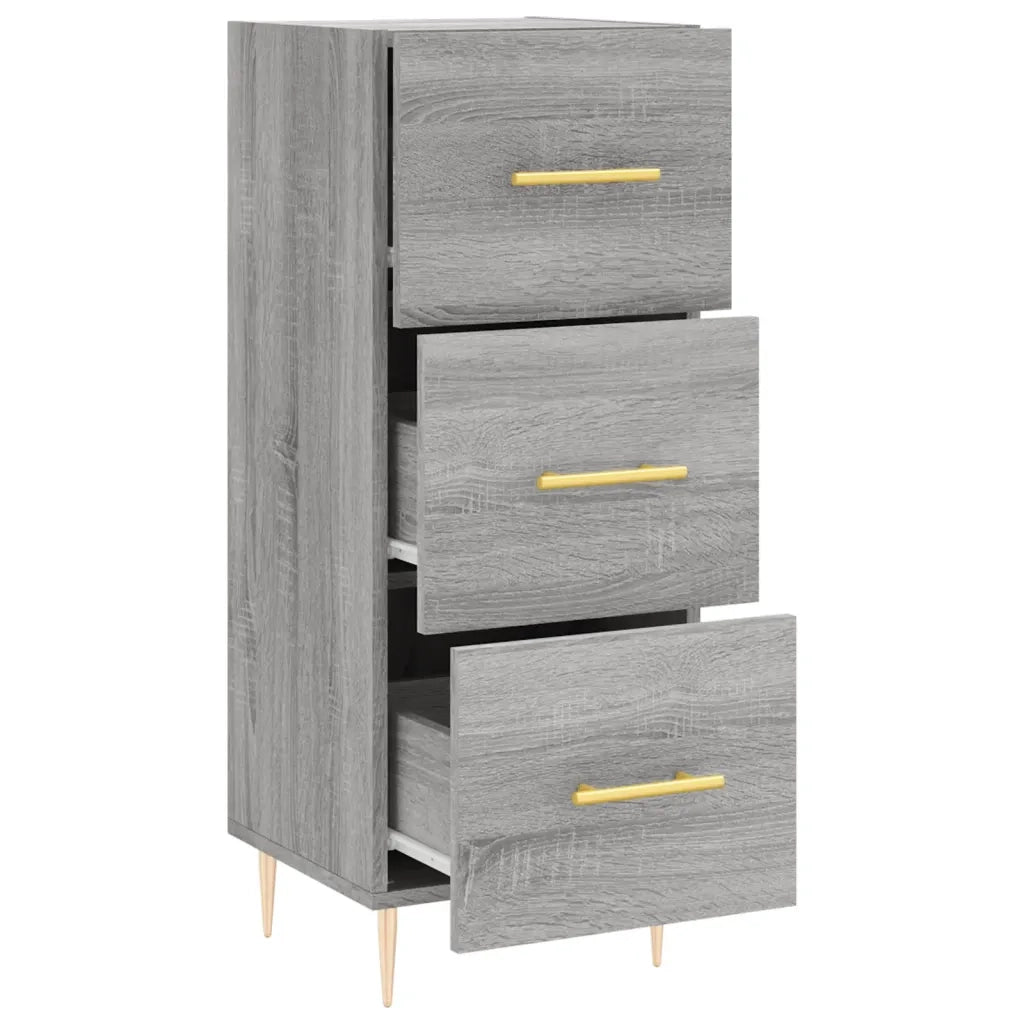 Credenza | Madia | Buffet da pranzo | Armadio da pranzo Grigio Sonoma 34,5x34x90 cm in Legno Multistrato