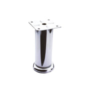 Piede metallo cromato h 20 diametro 5,1