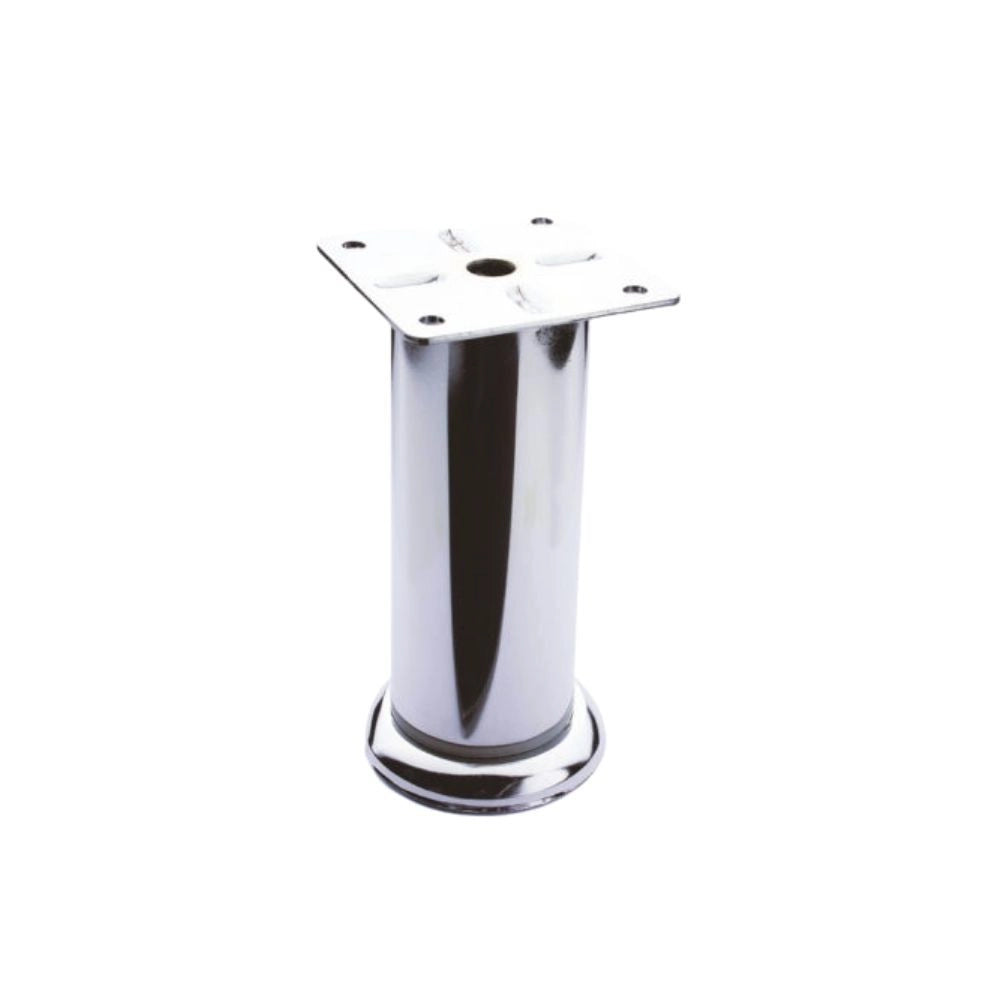 Piede metallo cromato h 20 diametro 5,1