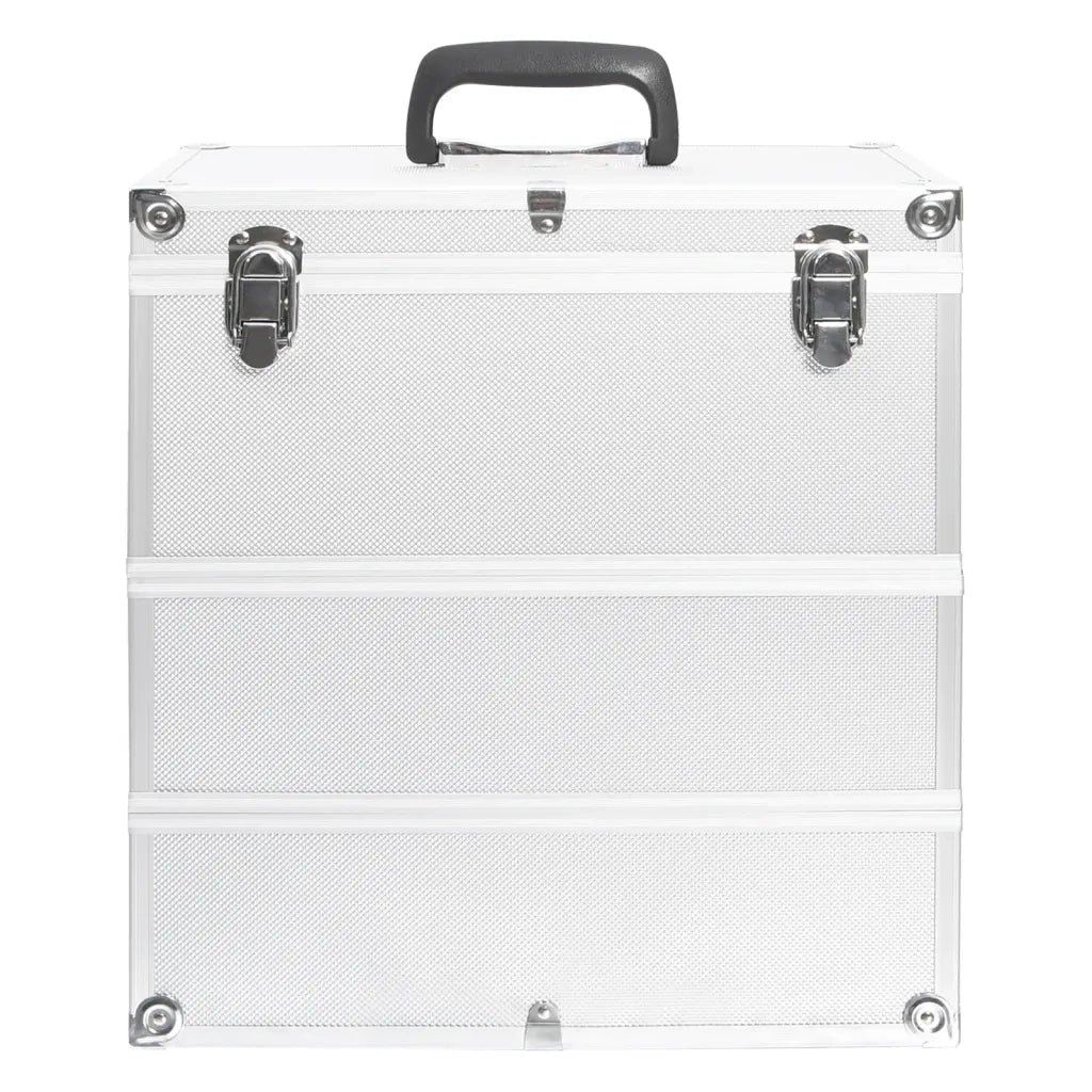 Valigia per Cosmetici 37x24x40 cm Argento in Alluminio CFW3396439