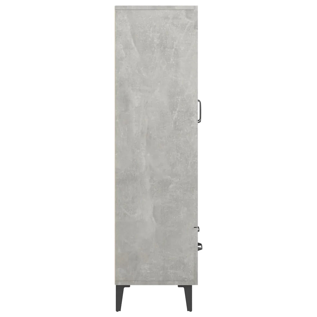 Buffet credenza cassettiera armadio mobile contenitore organizer cucina soggiorno salotto alto 70 x 31 x 115 cm legno ingegnerizzato grigio 02_0034712
