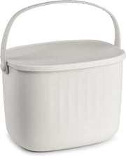 Contenitore di rifiuti di cucina in silicone - 5L contenitore di compost per rifiuti organici - piccolo contenitore di rifiuti organici con coperchio - esteticamente accettabile e resistente agli odori - senza sacco di rifiuti per cucina