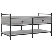 Tavolino da salotto | Tavolino da caff¨¨ | Tavolino da Soggiorno Grigio Sonoma 99x50x50 cm Legno Multistrato