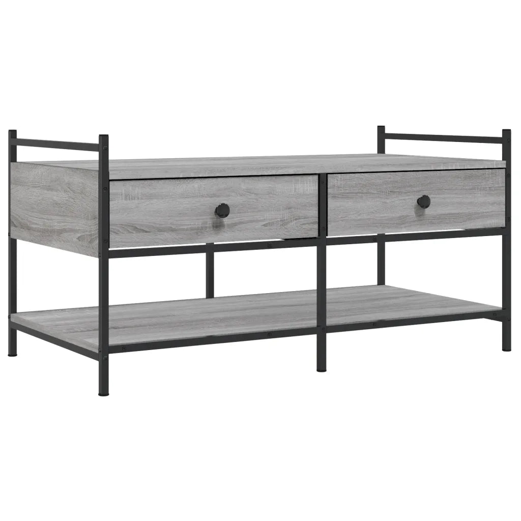 Tavolino da salotto | Tavolino da caff¨¨ | Tavolino da Soggiorno Grigio Sonoma 99x50x50 cm Legno Multistrato