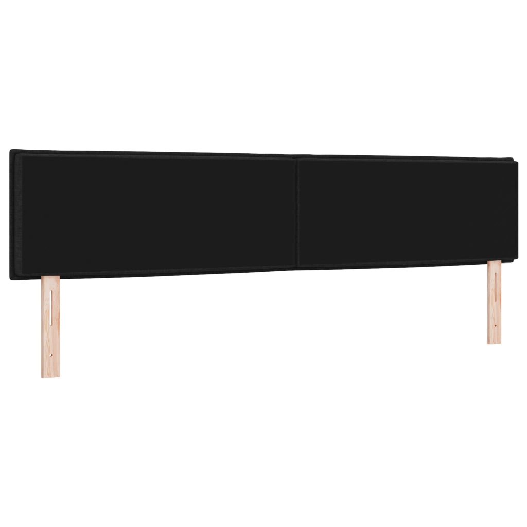 Testiera  Design Lines Nera 200 cm Tessuto