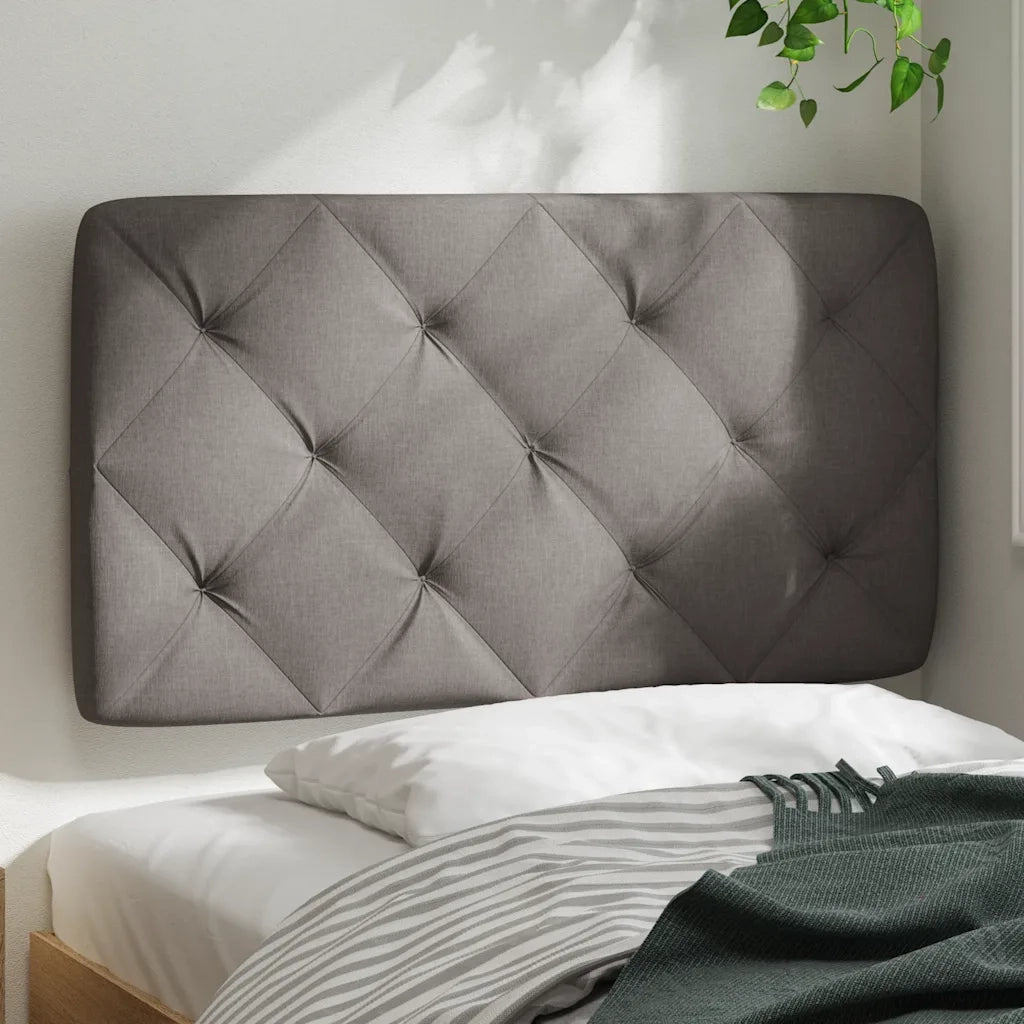 Cuscino Testiera Tortora 90 cm in Tessuto
