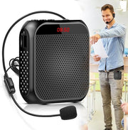 Verstatore di Altoparlante Portatile con Microfono e Batteria da 2200 mAh per Allenatori, Docenti e Guide