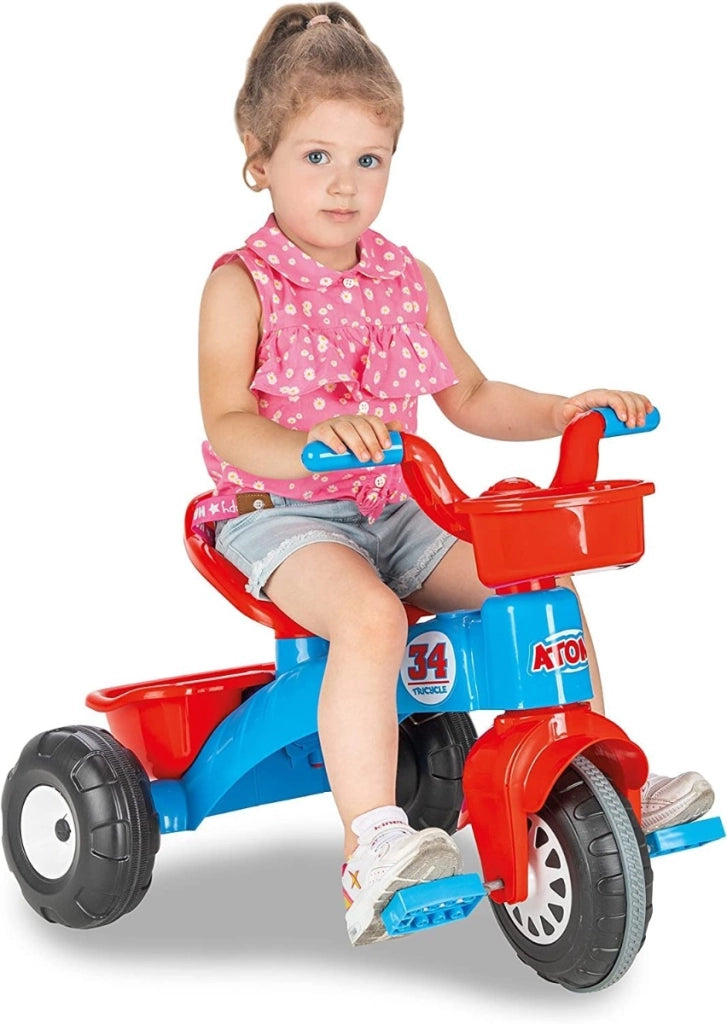 Triciclo Bambino1 Anno 2 Anni Triciclo Bambini 1 Anno Maschio e Femmina Rosso Misure Montato 59 x 46 x 47,5 cm
