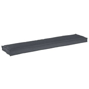Cuscino per pallet | Cuscini per sedie Antracite 180 x 40 x 8 cm Tessuto Oxford