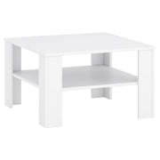 Tavolino da caffè VERNIO bianco (Tavolino da caffè Dabi, colore bianco / bianco)