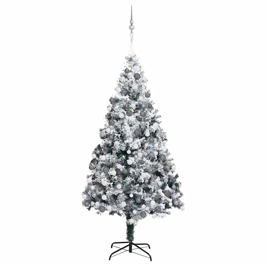 Albero di Natale artificiale con 300 LED Bianco 180 cm