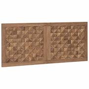 Testiera | Testata Naturale Legno di teak solido