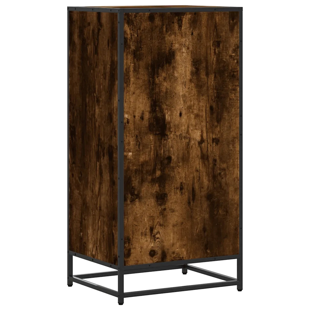 Scarpiera Rovere Fumo 48x38x97,5 cm in Legno Multistrato 849211