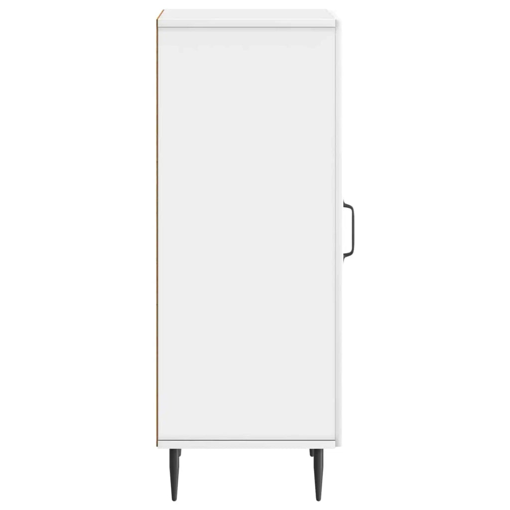 Credenza Bianco Lucido 33 x 34,5 x 89,5 cm Legno ingegnerizzato 894829